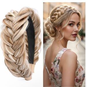 Blonde Braided Hairband